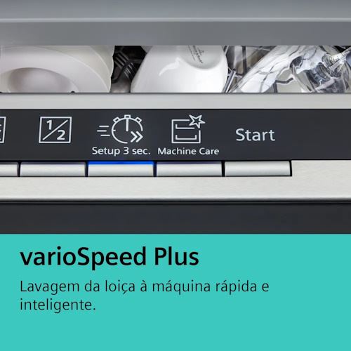 Máquina de Lavar Loiça Encastrável Siemens SN73HX10VE | 14 Talheres | 60 cm | D Online