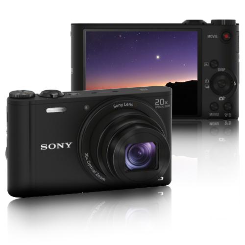 Máquina Fotográfica Compacta Sony Cyber-shot DSC-WX350 - Preto Discount