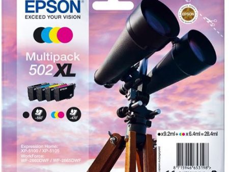 Multipack Tinteiro Epson 502XL - Preto | Ciano | Amarelo | Magenta - C13T02W64010 For Cheap