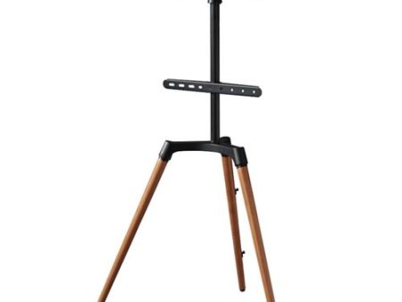 Suporte TV Chão Hama Real Wood 118091 até 65  165cm Hot on Sale