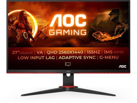 Monitor Gaming AOC Q27G2E BK | 27   | 155 Hz | QHD Discount