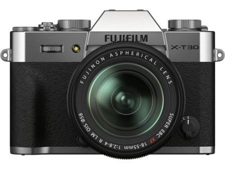 Máquina Fotográfica Mirrorless Fujifilm X-T30 - Prateado + XF 18-55 mm f 2.8-4 R LM OIS Cheap