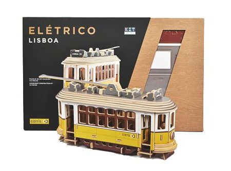 Puzzle 3D em Madeira - Elétrico 28 de Lisboa Online Sale