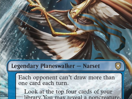 Narset, Parter of Veils (Borderless) [Bloomburrow Commander] Online Sale