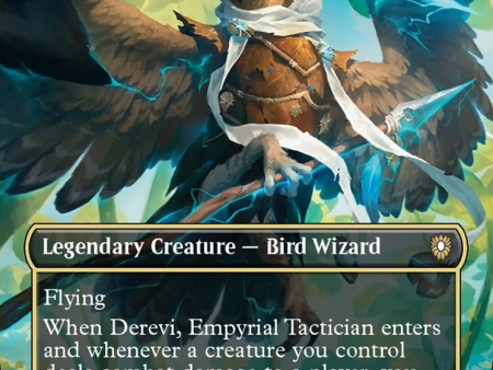 Derevi, Empyrial Tactician (Borderless) [Bloomburrow Commander] Online Sale