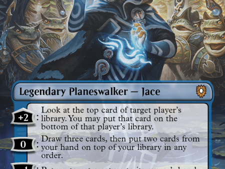 Jace, the Mind Sculptor (Borderless) [Bloomburrow Commander] Hot on Sale