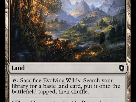 Evolving Wilds [Bloomburrow Commander] For Cheap