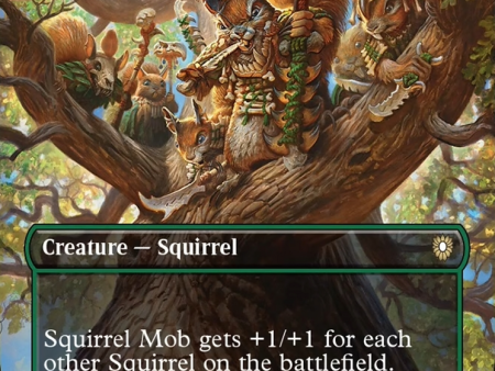 Squirrel Mob (Borderless) [Bloomburrow Commander] Fashion