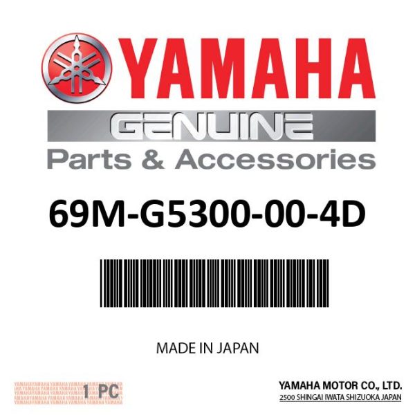 Yamaha Lower Unit Assembly - F2.5 - 69M-G5300-00-4D - See Description for Applicable Models Sale