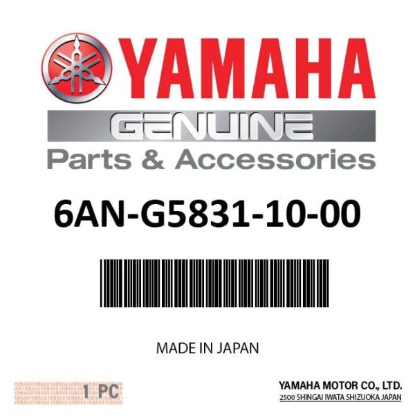 Yamaha - Plate, transom - 6AN-G5831-10-00 Sale